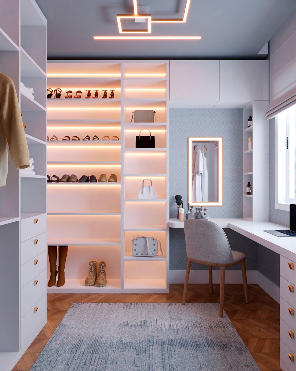 Laís Bellodi - Projeto - Closet Campo Belo